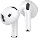 Gcioii 3 Pairs Ear Tips Covers for AirPods 5/4 [Fit in Case] Anti Slip Silicone Ear Tips,Anti Scratches Accessories Compatible with Apple AirPods 5/4 Generation (Translucent)