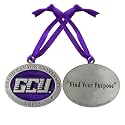 GCU Ornament | Hand-Sculpted Christmas Tree Ornament | Intricately Crafted Metal Pewter Alma Mater Inlay