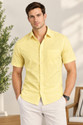 GCX Men Regular Fit Solid Spread Collar