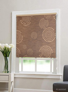 GD GC Roller Blind Cord Drawn On