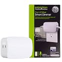 GE Enbrighten Z-Wave Plus Smart Dimmer Plug-In, 2 Simultaneously Controlled Z-Wave Outlets, Works with Alexa, Google Assistant, Repeater/Range Extender, ZWave Hub Required, 14280, White