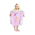 Gealaek 100% Cotton Hooded Towel for Toddlers 2-6 Years Boys Girls Kids Bath Pool Beach Towel Soft Absorbent Beach Poncho Little Fairy