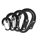 GEAR AID HEROCLIP Medium Carabiner Gear Clip & Hook for Camping & Travel