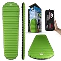 Gear Doctors® ApolloAir 5.2 R-Value [22oz] Ultralight Insulated Inflatable Camping Sleeping Pad — Backpacking Sleeping Pad— Camping Mattress Compact Lightweight for Hiking—Air Mattress for Backpacking