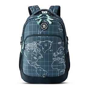 gear globe trotter 4 compartment backpack 193440l large water resistant school bagcasual 4 compartment backpackdaypackkids bag for boysgirls green-mint