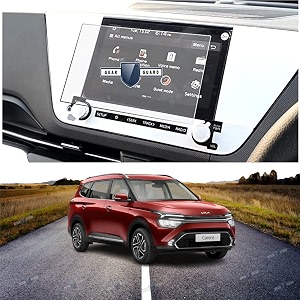 gear guard screen protector for kia carens 8inch infotainment touch screen system - clear