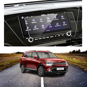 gear guard screen protector for kia carens 10inch infotainment touch screen system - clear