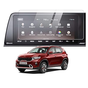 gear guard screen protector for kia sonet 10 inch infotainment touch screen system - clear
