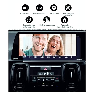 gear guard screen protector for kia sonet 8 inch infotainment touch screen system - clear