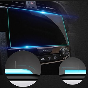 gear guard screen protector for tata harrier  safari infotainment touch screen system - clear