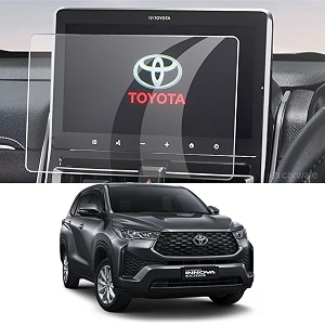 gear guard screen protector for toyota hycross gx vx accessories 8 inch infotainment system protection film - 834 clear