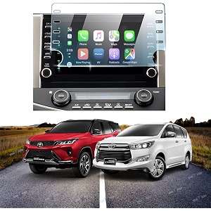 gear guard screen protector for toyota innova crysta z facelift  legender infotainment touch screen system - clear