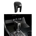 Car Gear Shift Knob Cover Decals for 2018-2022 Honda Accord 10th Gen Accessories ABS Carbon Fiber Stickers