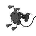 Gear Up X-Grip Premium Bike Mobile Charger & Phone Holder for All Bikes/Motorcycle and Scooter/Scooty