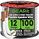 GEARit 12 Gauge Speaker Wire 100FT, 12/2 CCA Cable for Home Theater
