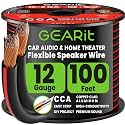 GEARit 12 Gauge Speaker Wire 100FT, 12/2 CCA Cable for Home Theater
