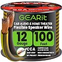 GEARit 12 Gauge Speaker Wire 100FT, 12/2 CCA Cable for Home Theater