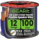 GEARit 12 Gauge Speaker Wire 100FT, 12/2 CCA Cable for Home Theater
