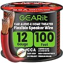 GEARit 12 Gauge Speaker Wire 100FT, 12/2 CCA Cable for Home Theater