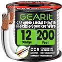 GEARit 12 Gauge Speaker Wire 200FT, 12/2 CCA Cable for Home Theater