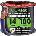 GEARit 14 Gauge Speaker Wire 100FT,14/2 Speaker Cable for Home &amp; Car Audio