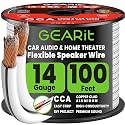GEARit 14 Gauge Speaker Wire 100FT,14/2 Speaker Cable for Home &amp; Car Audio