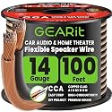 GEARit 14 Gauge Speaker Wire 100FT,14/2 Speaker Cable for Home &amp; Car Audio