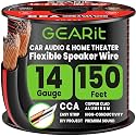 GEARit 14 Gauge Speaker Wire 150FT,14/2 Speaker Cable for Home &amp; Car Audio