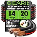 GEARit 14 Gauge Speaker Wire 20FT,14/2 Speaker Cable for Home &amp; Car Audio
