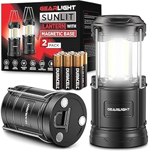 gearlight led flashlight high lumens - super bright powerful mid-size tactical flashlight for campingoutdoor activity amp emergency use