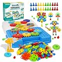 Gears toys for Kids Ages 4-8, STEM Educational Toys Gears Building Toy Set