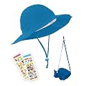 GearTOP Kids Sun Hat UPF 50+, Wide Brim Summer Sunhat for Girls and Boys