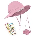 GearTOP Kids Sun Hat UPF 50+, Wide Brim Summer Sunhat for Girls and Boys