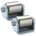 GearTrust 2 Pack Trailer Skid Wheels, Heavy Duty Rear Trailer Rollers