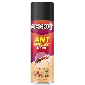 gecko ant repellent spray 200 ml  100 herbal anti ant spray for home and kitchen baby-safe pet-friendly red ants repellent red ant repellent spray for home office  pack of 1 - formulation 30 x