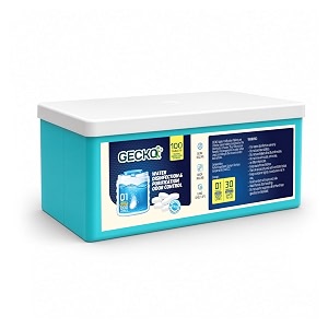 gecko chlorine water purification tablets for 1000 litre tank  5g  100pc