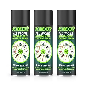 gecko home repellent control  100 natural  just repel easy to use non-toxic 200ml  ant cockroach rat lizard bed bugs spider pack of 3 - formulation 30 x