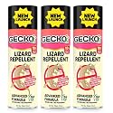 Gecko India's First Aerosol Based Lizard Spray Herbal Lizard Repellent Spray | Food Grade Plant Based Eco-Friendly &amp; Biodegradable | Irritant &amp; Chemical-Free | Pack of 3| 220ml (60 days Protection) - FORMULATION 3