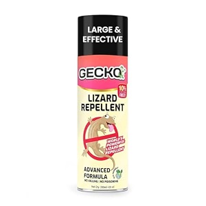 gecko india39s first aerosol based lizard spray herbal lizard repellent spray  eco-friendly biodegradable food grade amp plant based ingredients  irritant chemical-free  220ml 60 days protection - formulation 30 x