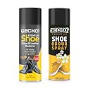 Shadow Securitronics Gecko Shoe Shiner and Odour Spray Combo |Premium Shoe Care Kit for Brilliant Shine & Long-Lasting Freshness | Shoe Cleaner and Deodorizer for All Footwear Types |