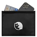 Gecko Travel Tech Faraday Bag Anti-Tracking GPS RFID Car Key Signal Blocker Wallet Shielding Pouch Protective Case for Cell Phone Car Key FOB, Data Privacy, Electronic Device Security (CAT YINYANG)