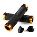 GEDGETS FAM Bike cycle Handlebar Grips Soft Rubber Anti-slip Handle Grip Lock Bar (132 mm) Bicycle Handle Grip