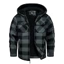 GEEK LIGHTING Boys Girls Flannel Fleece Jackets Sherpa Lined Hoodies
