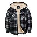 GEEK LIGHTING Boys Girls Flannel Fleece Jackets Sherpa Lined Hoodies