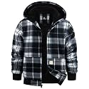 GEEK LIGHTING Boys Girls Flannel Fleece Jackets Sherpa Lined Hoodies