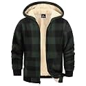 GEEK LIGHTING Boys Girls Flannel Fleece Jackets Sherpa Lined Hoodies