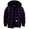 GEEK LIGHTING Boys Girls Flannel Fleece Jackets Sherpa Lined Hoodies