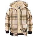 GEEK LIGHTING Boys Girls Flannel Fleece Jackets Sherpa Lined Hoodies