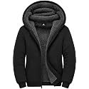 GEEK LIGHTING Boys Sherpa Lined Hoodie Kids Fleece Jacket Sweatshirt