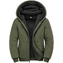 GEEK LIGHTING Boys Sherpa Lined Hoodie Kids Fleece Jacket Sweatshirt